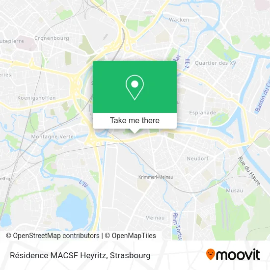 Résidence MACSF Heyritz map