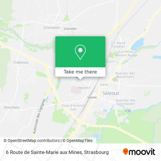 6 Route de Sainte-Marie aux Mines map