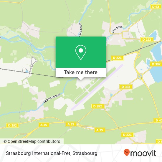 Mapa Strasbourg International-Fret