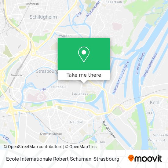 Mapa Ecole Internationale Robert Schuman