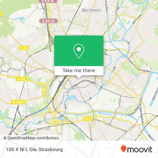 100 X Ni L Oie, 9 Rue des Mineurs 67000 Strasbourg map