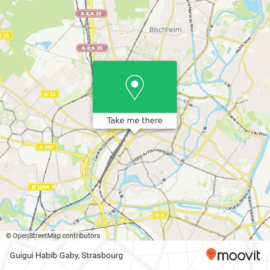 Mapa Guigui Habib Gaby, 12 Rue de Wissembourg 67000 Strasbourg