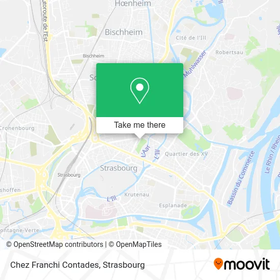 Chez Franchi Contades map