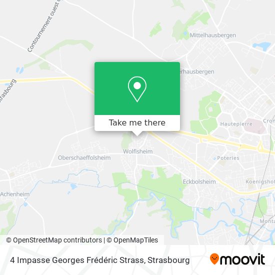 4 Impasse Georges Frédéric Strass map