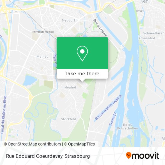 Rue Edouard Coeurdevey map