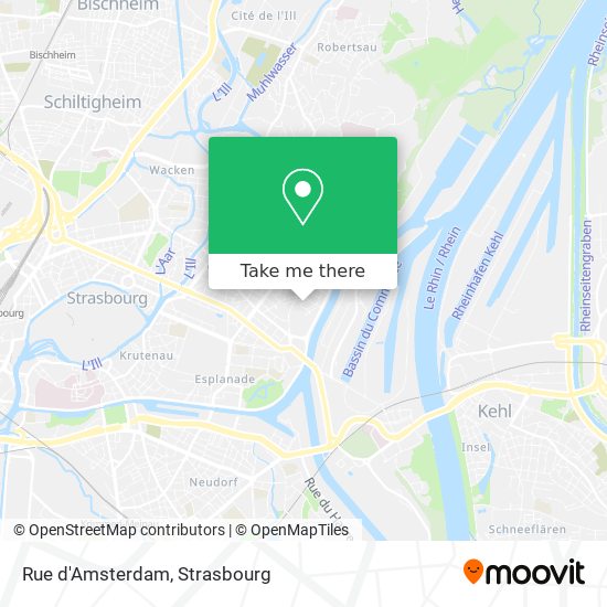 Mapa Rue d'Amsterdam