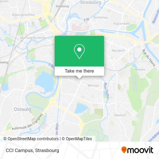 CCI Campus map