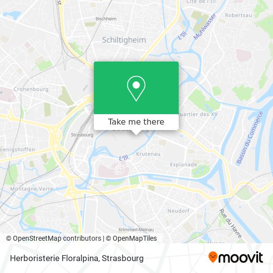 Herboristerie Floralpina map