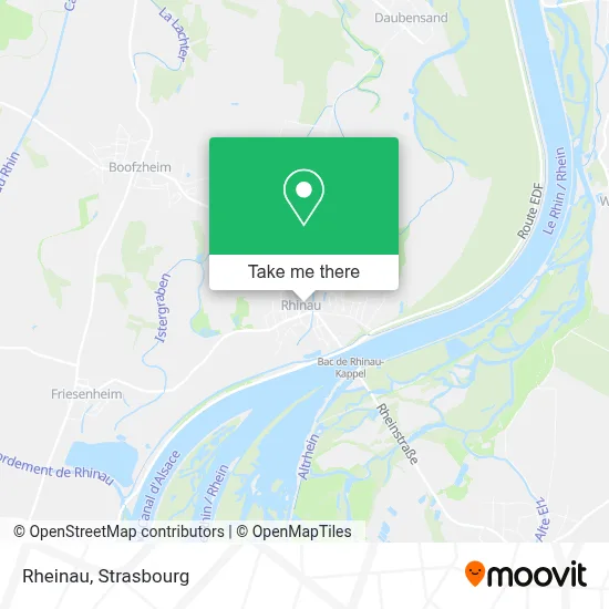 Rheinau map