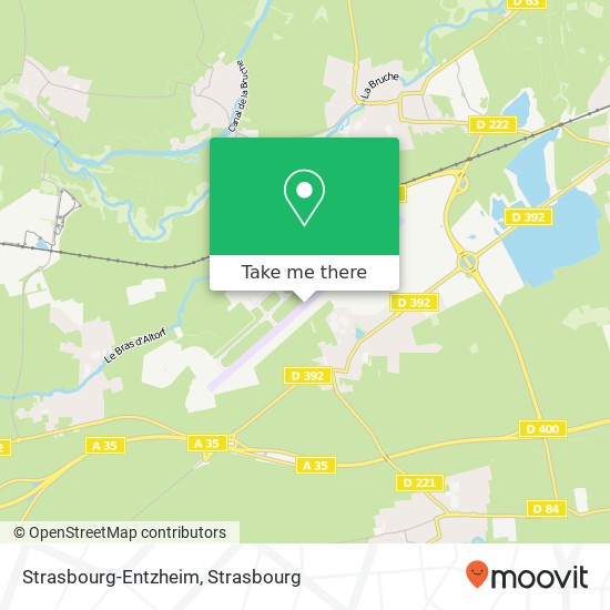 Mapa Strasbourg-Entzheim