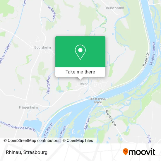 Rhinau map