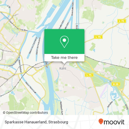 Sparkasse Hanauerland map