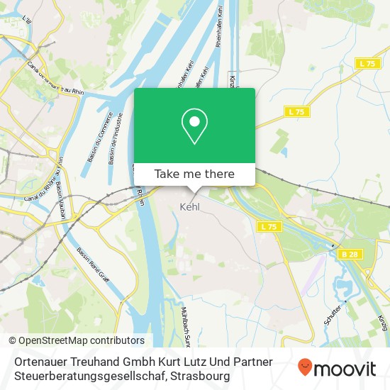 Ortenauer Treuhand Gmbh Kurt Lutz Und Partner Steuerberatungsgesellschaf map