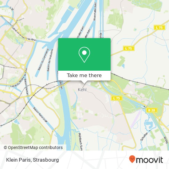 Mapa Klein Paris