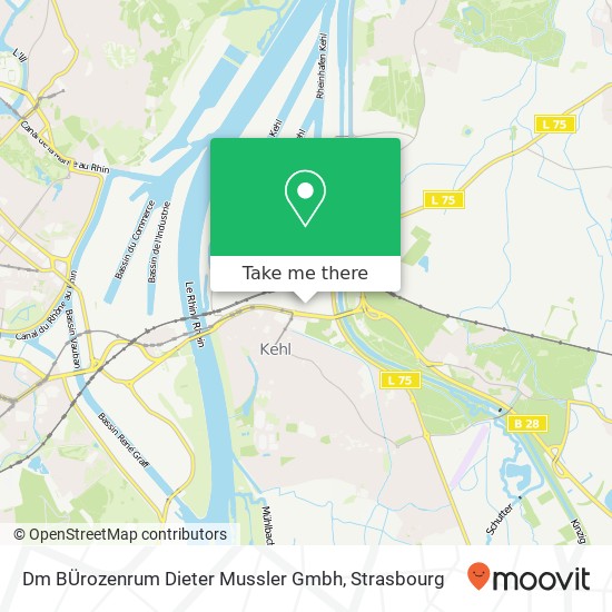 Dm BÜrozenrum Dieter Mussler Gmbh map