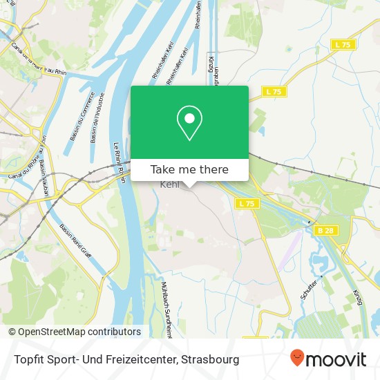 Mapa Topfit Sport- Und Freizeitcenter