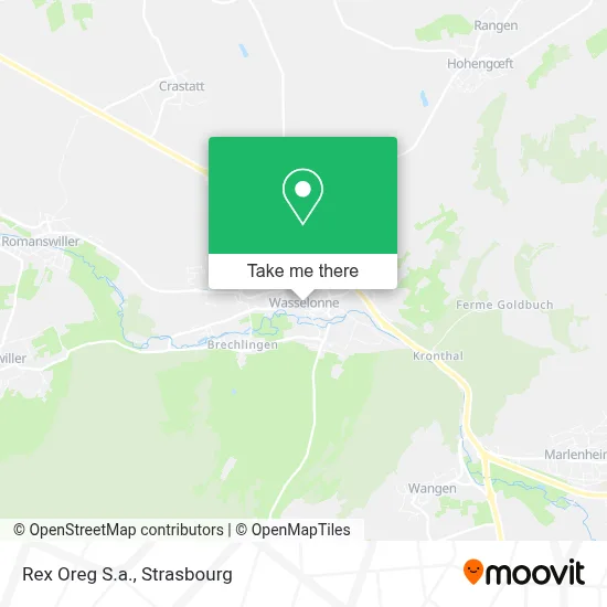 Rex Oreg S.a. map