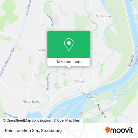 Rhin Location S.a. map
