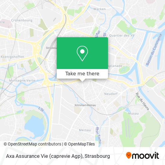 Axa Assurance Vie (caprevie Agp) map