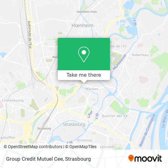 Group Credit Mutuel Cee map