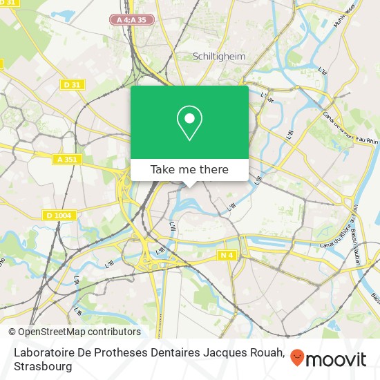 Laboratoire De Protheses Dentaires Jacques Rouah map