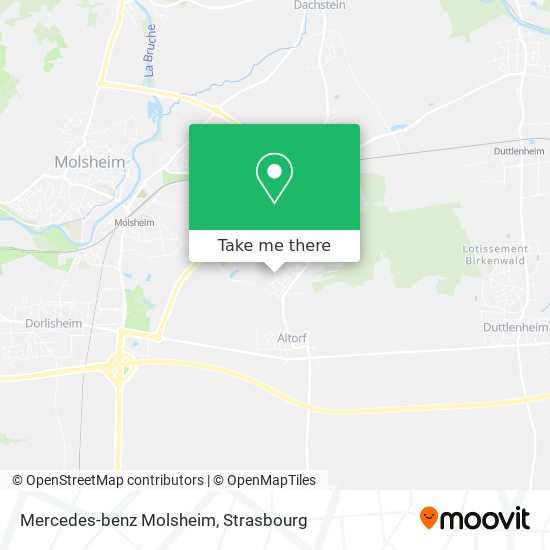 Mercedes-benz Molsheim map