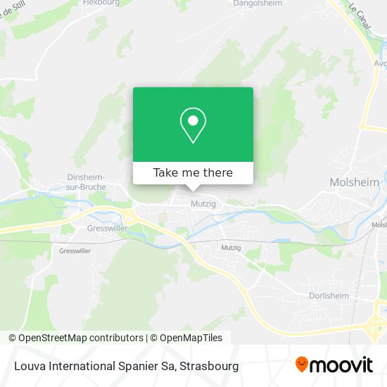 Louva International Spanier Sa map