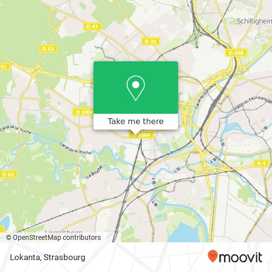 Mapa Lokanta, 134 Route des Romains 67200 Strasbourg