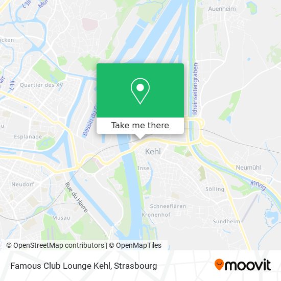 Famous Club Lounge Kehl map