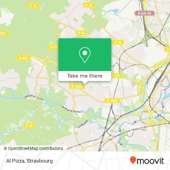 Al Pizza, 27 Avenue François Mitterrand 67200 Strasbourg map