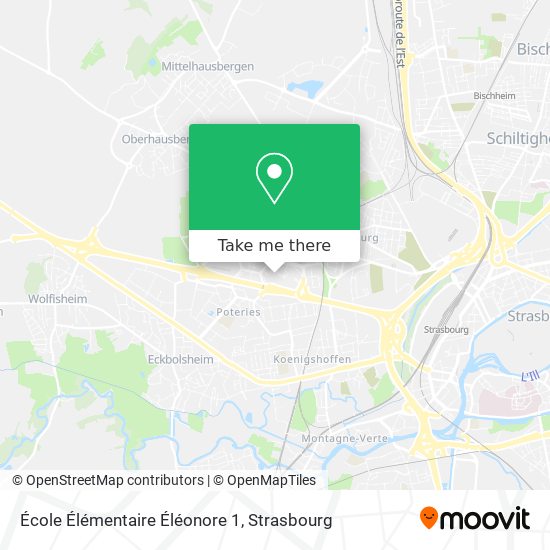 École Élémentaire Éléonore 1 map