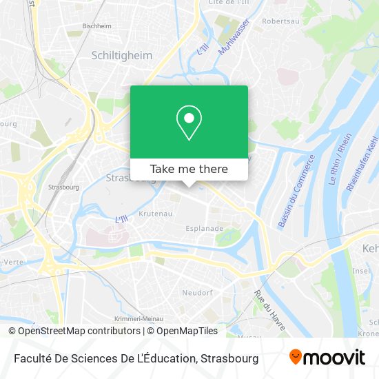 Faculté De Sciences De L'Éducation map