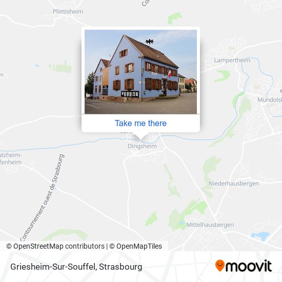 Mapa Griesheim-Sur-Souffel