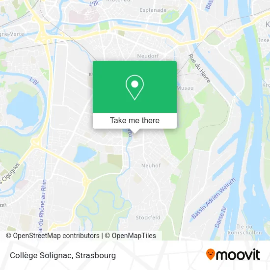 Collège Solignac map