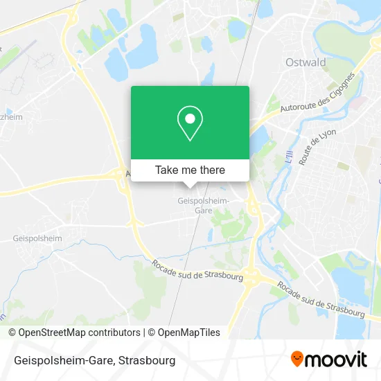 Geispolsheim-Gare map