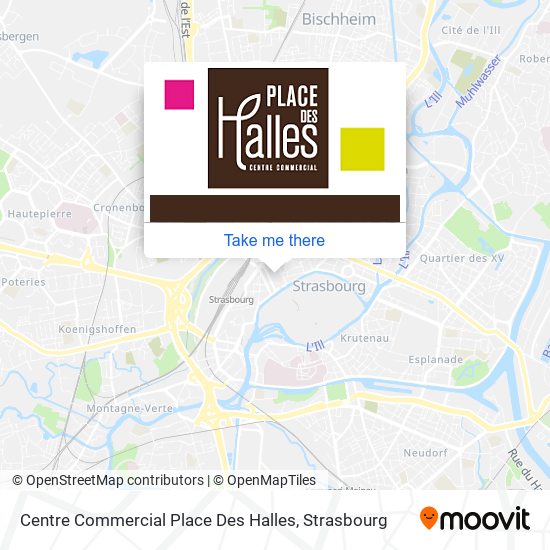 Centre Commercial Place Des Halles map