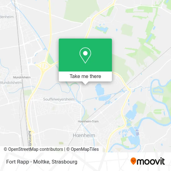 Fort Rapp - Moltke map