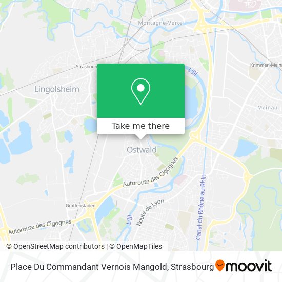 Place Du Commandant Vernois Mangold map