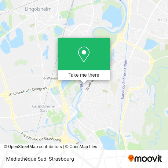 Médiathèque Sud map