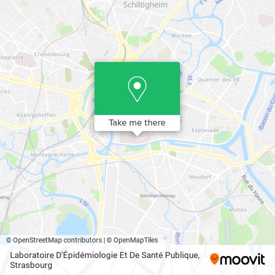 Laboratoire D'Épidémiologie Et De Santé Publique map