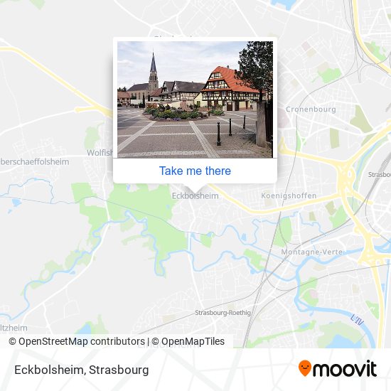 Mapa Eckbolsheim