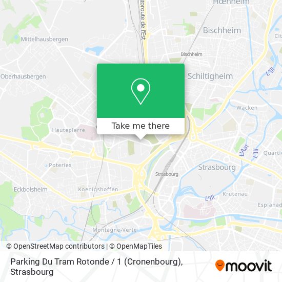 Parking Du Tram Rotonde / 1 (Cronenbourg) map