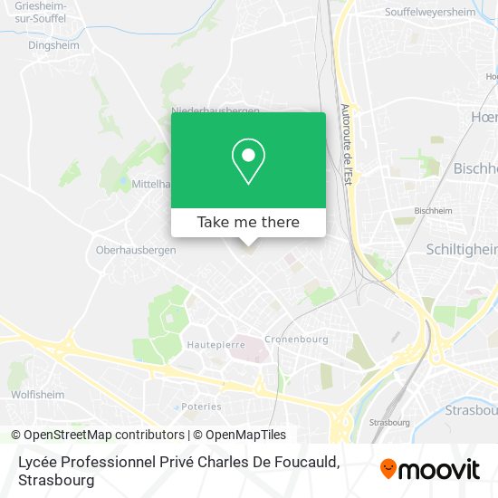 Lycée Professionnel Privé Charles De Foucauld map