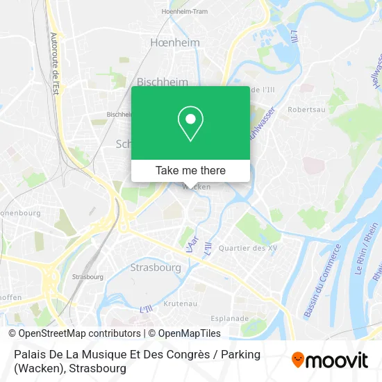 Palais De La Musique Et Des Congrès / Parking (Wacken) map