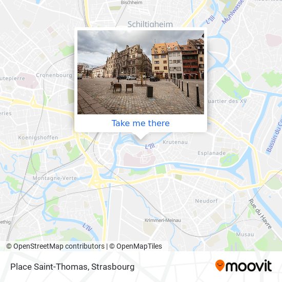 Place Saint-Thomas map