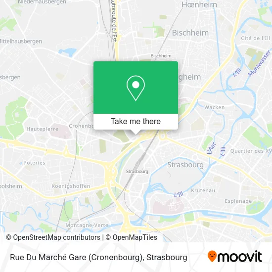 Rue Du Marché Gare (Cronenbourg) map
