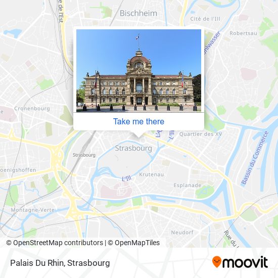 Mapa Palais Du Rhin