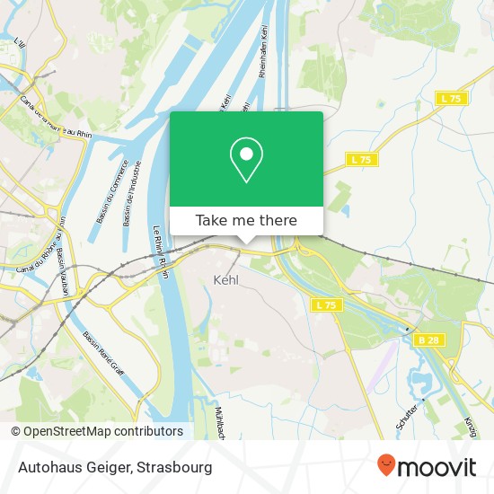 Autohaus Geiger map