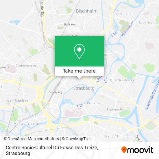 Centre Socio-Culturel Du Fossé Des Treize map