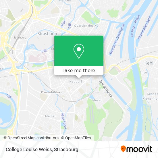 Collège Louise Weiss map